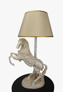 Prancing Horse Model Elegant White Lamp-AM0087