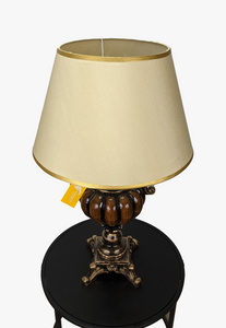 Fibre Brown & Black Decorative Lamp-AM0072