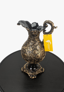 Classic Black & Gold Carafe Table Vase-AM0024