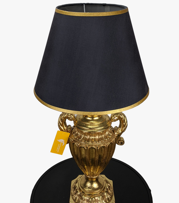 Mid-Century Regency Style Golden Table Lamp-AM0061