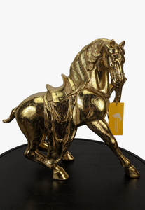 Decorative Golden Horse Sculpture-AM0079