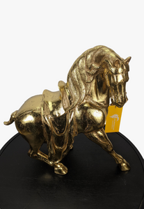 Decorative Golden Horse Sculpture-AM0079