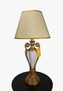 White & Gold Royal Table Lamp Base-AM0056