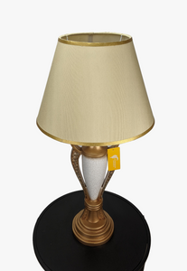 White & Gold Royal Table Lamp Base-AM0056