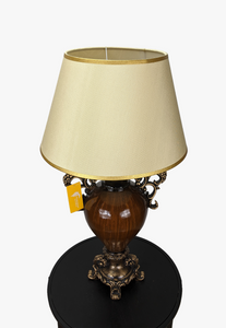 Luxury Brown & Black Baroque Lamp-AM0074