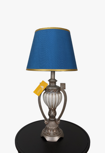 White & Gold Table Trophy Lamp-AM0023