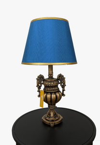 Antique Double Breasted Gold & Black Lamp -AM0029