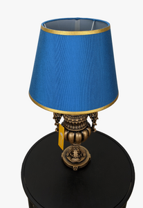 Antique Double Breasted Gold & Black Lamp -AM0029