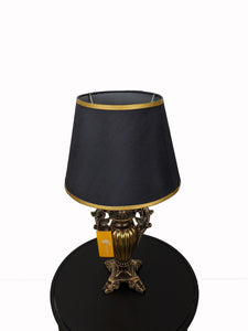 Double Curved Metallic Dull Gold  Lamp-AM0099