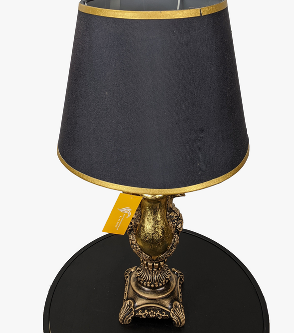 Metallic Gold Peacock Themed Table Lamps for Bedroom-AM0012