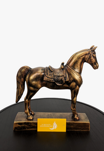 Bronze Standing Horse Statue For Table Decor-AM0077