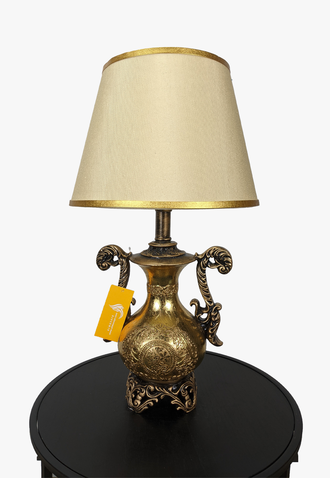 Antique White & Gold Table Lamp-AM0065