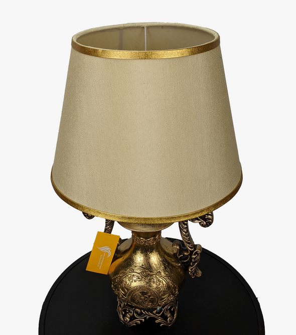 Antique White & Gold Table Lamp-AM0065